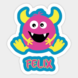 Happy Monster - Felix Sticker